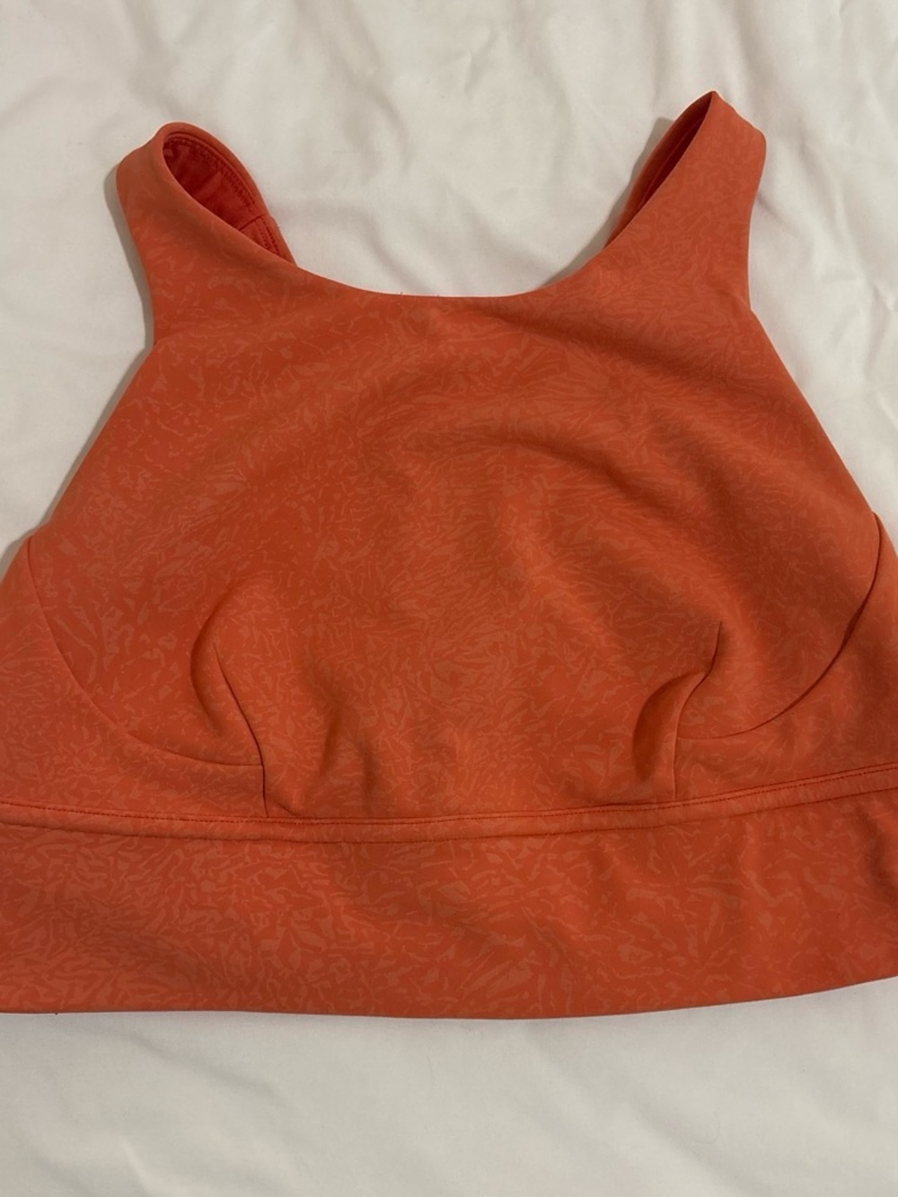 lululemon athletica Orange High-Neck Sports Bra - Picture 2 of 4